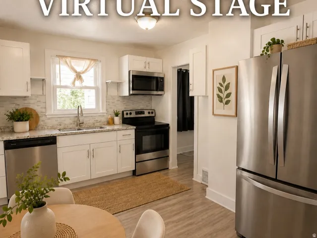 Kitchen featuring white cabinetry, a light-toned countertop, stainless steel appliances, and wood-finish flooring