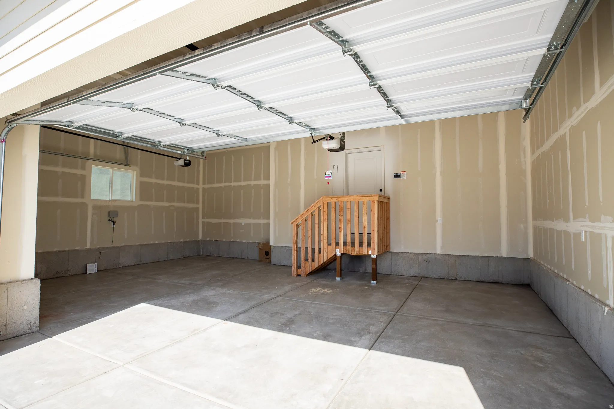 View of the 3 car garage