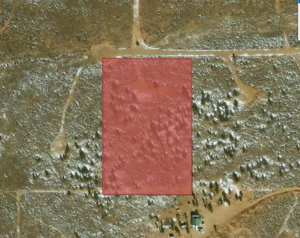 Aerial Plat Map. Indicating the boundaries of the property