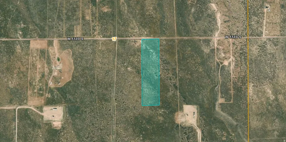 Aerial Map. Depicting the property's location and boundaries