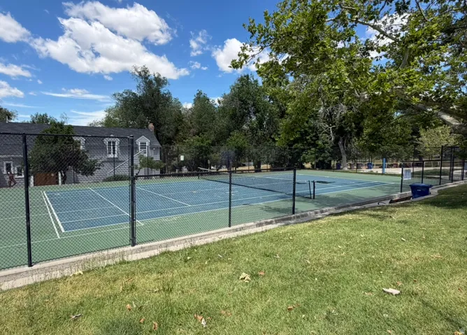 Walking distance to Reservoir Park with tennis, playground and open space