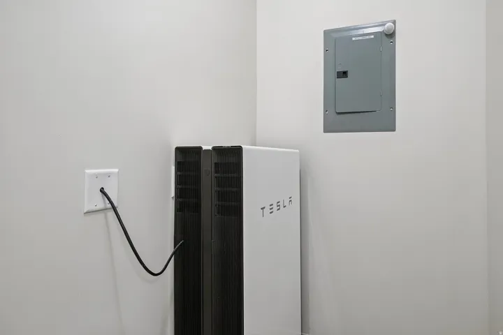 Integrated Tesla Powerwall system