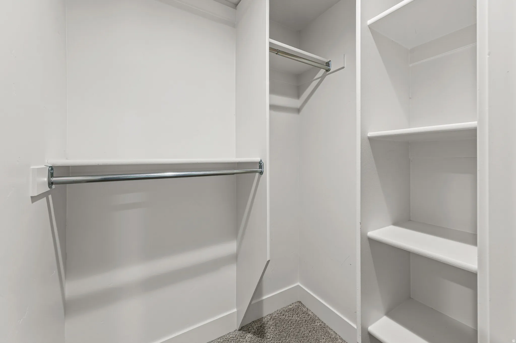 Walk in closet with built ins