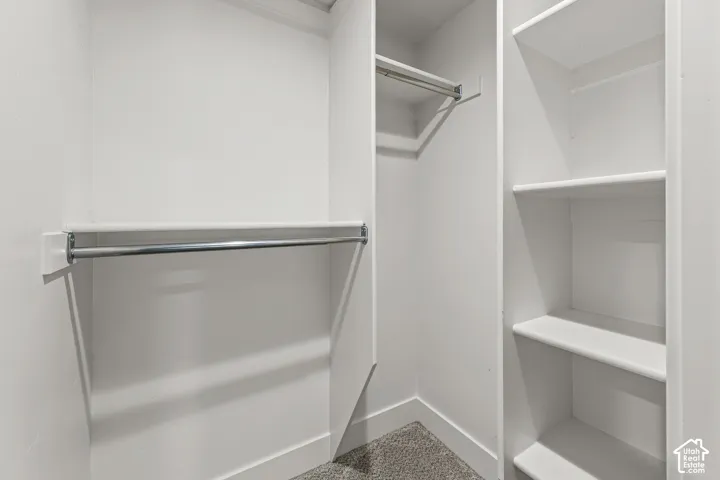 Walk in closet with built ins