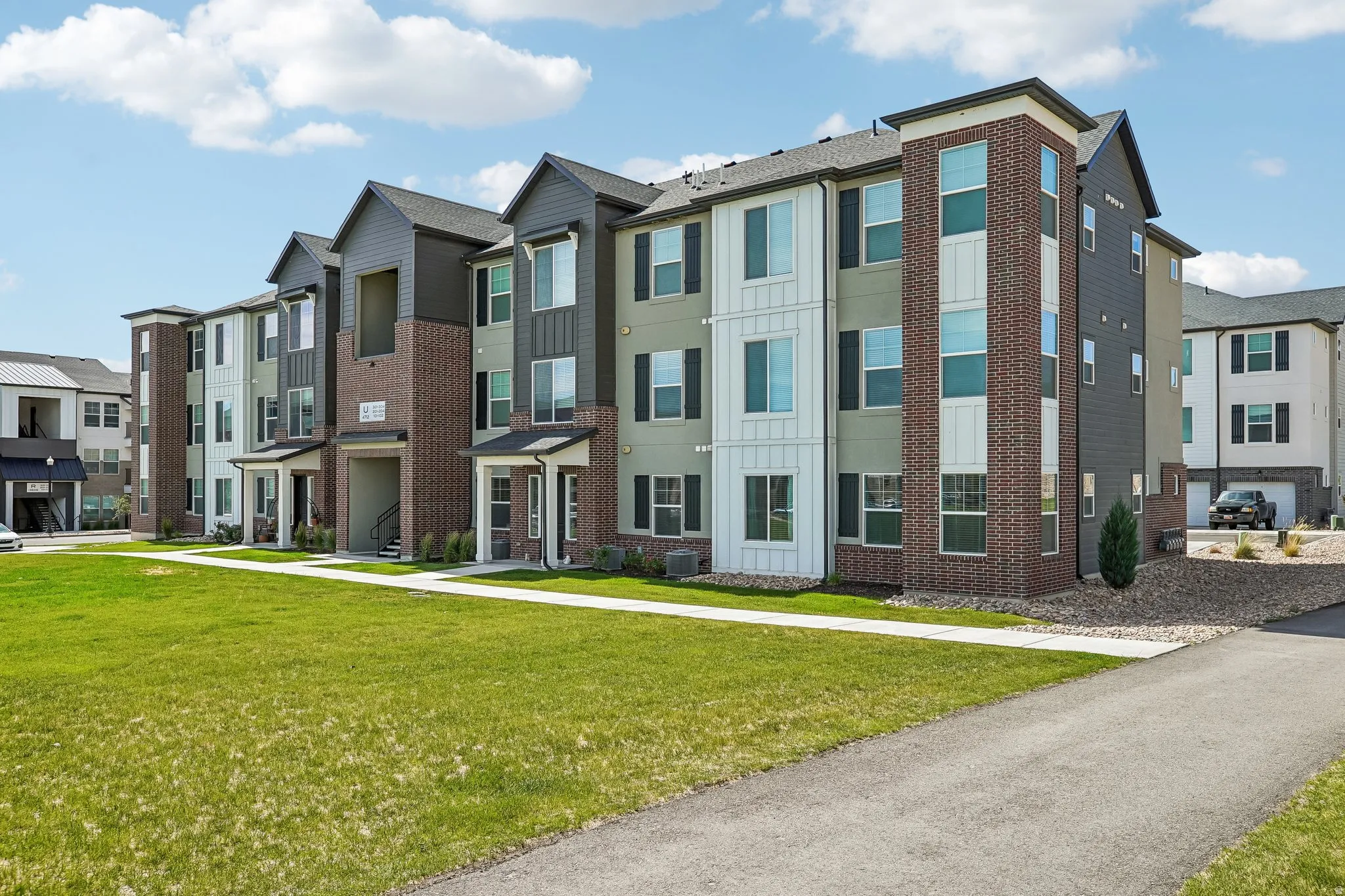 Large open green space