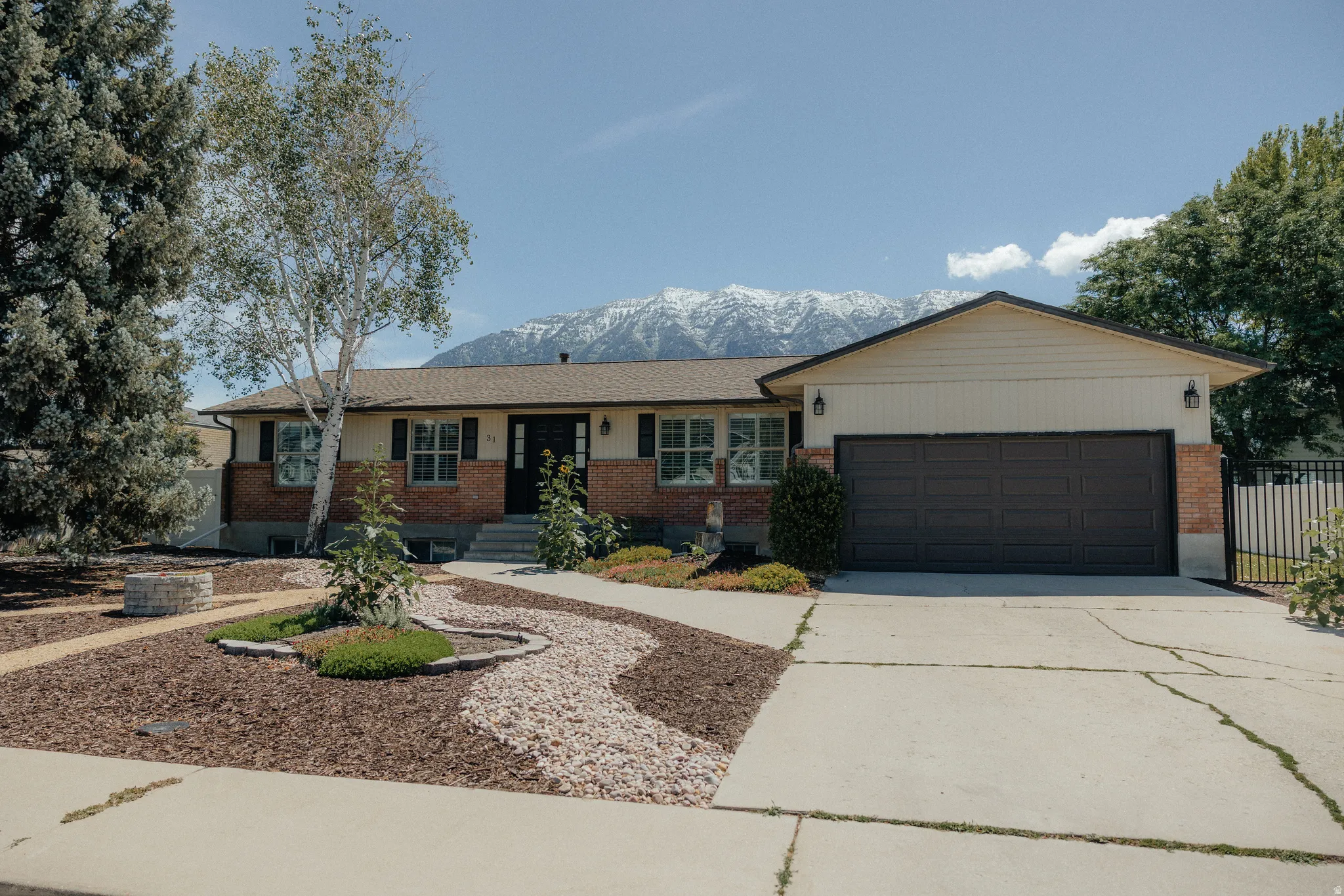 Brick and siding make this a classic.