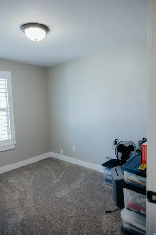 The home has Neutral two tone tone wall paint throughout.