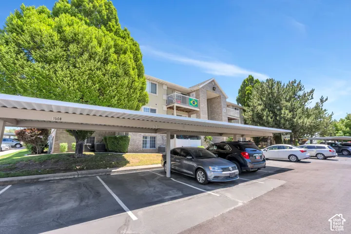 One Covered parking space