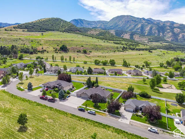 Beautiful mountain views with community park.