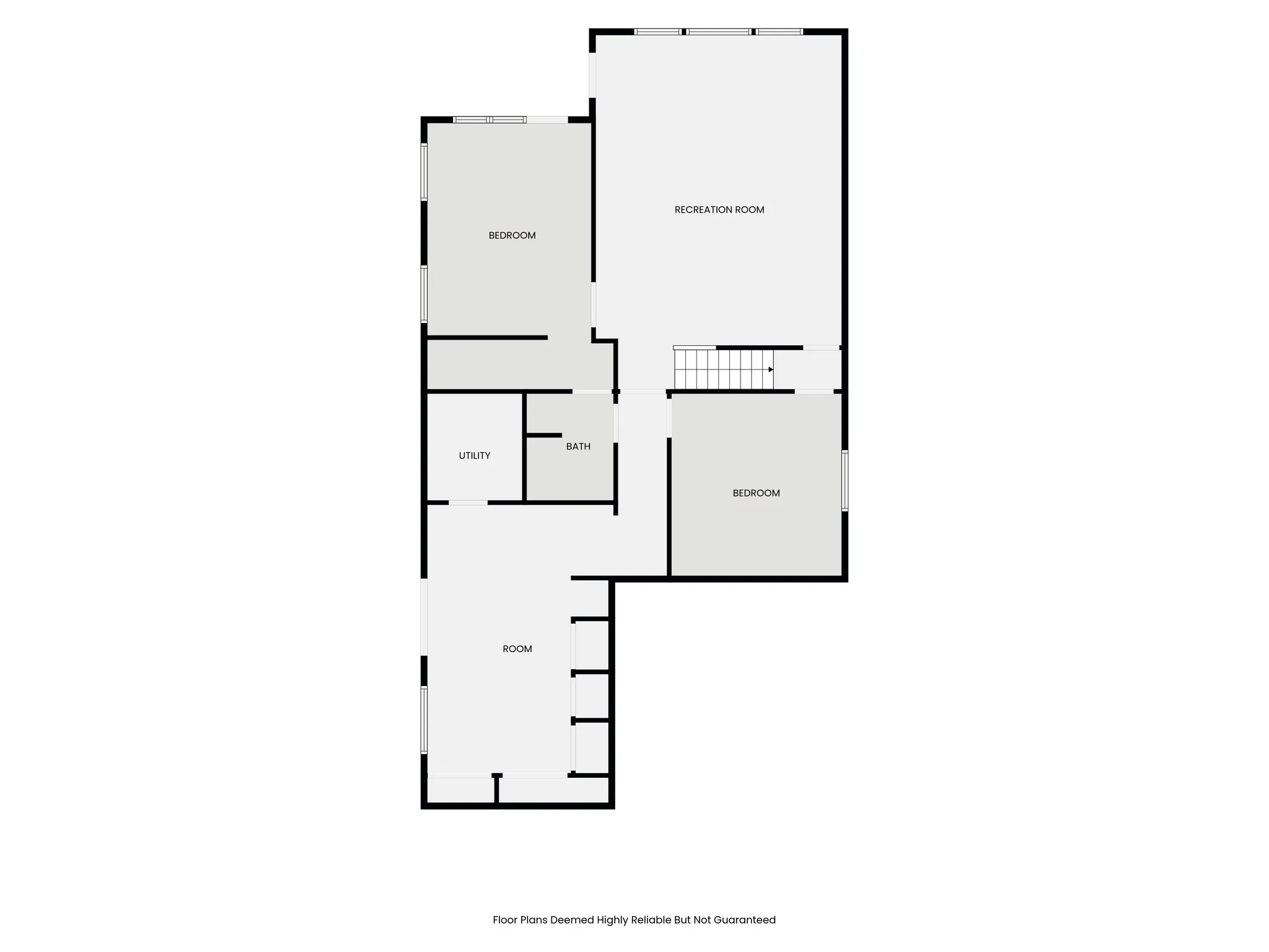Floor plan of the Basement