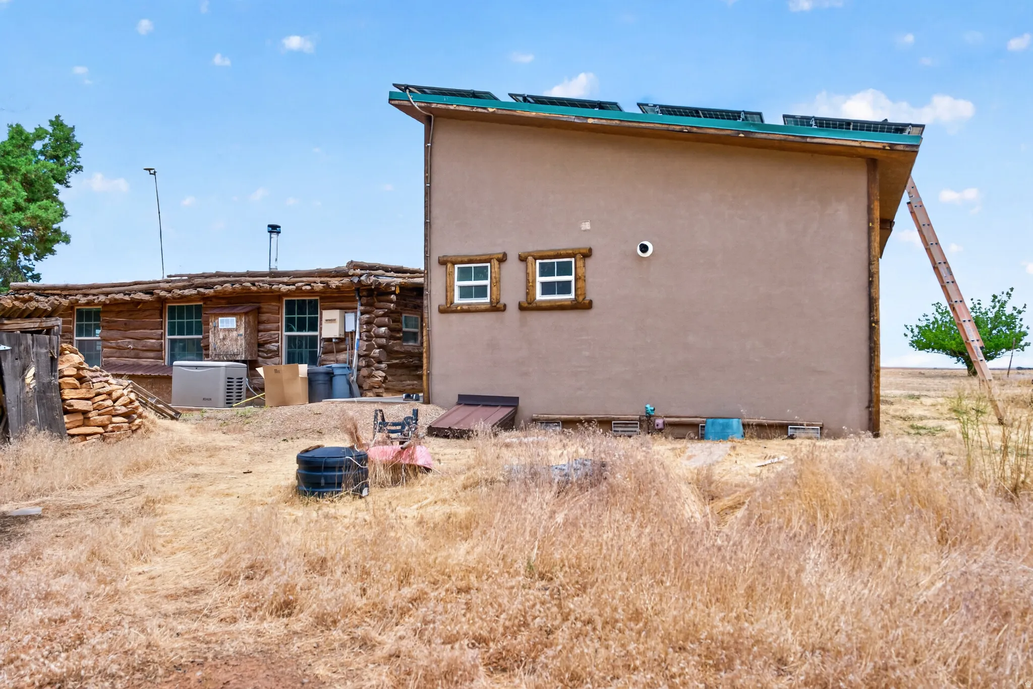west (back) side of home