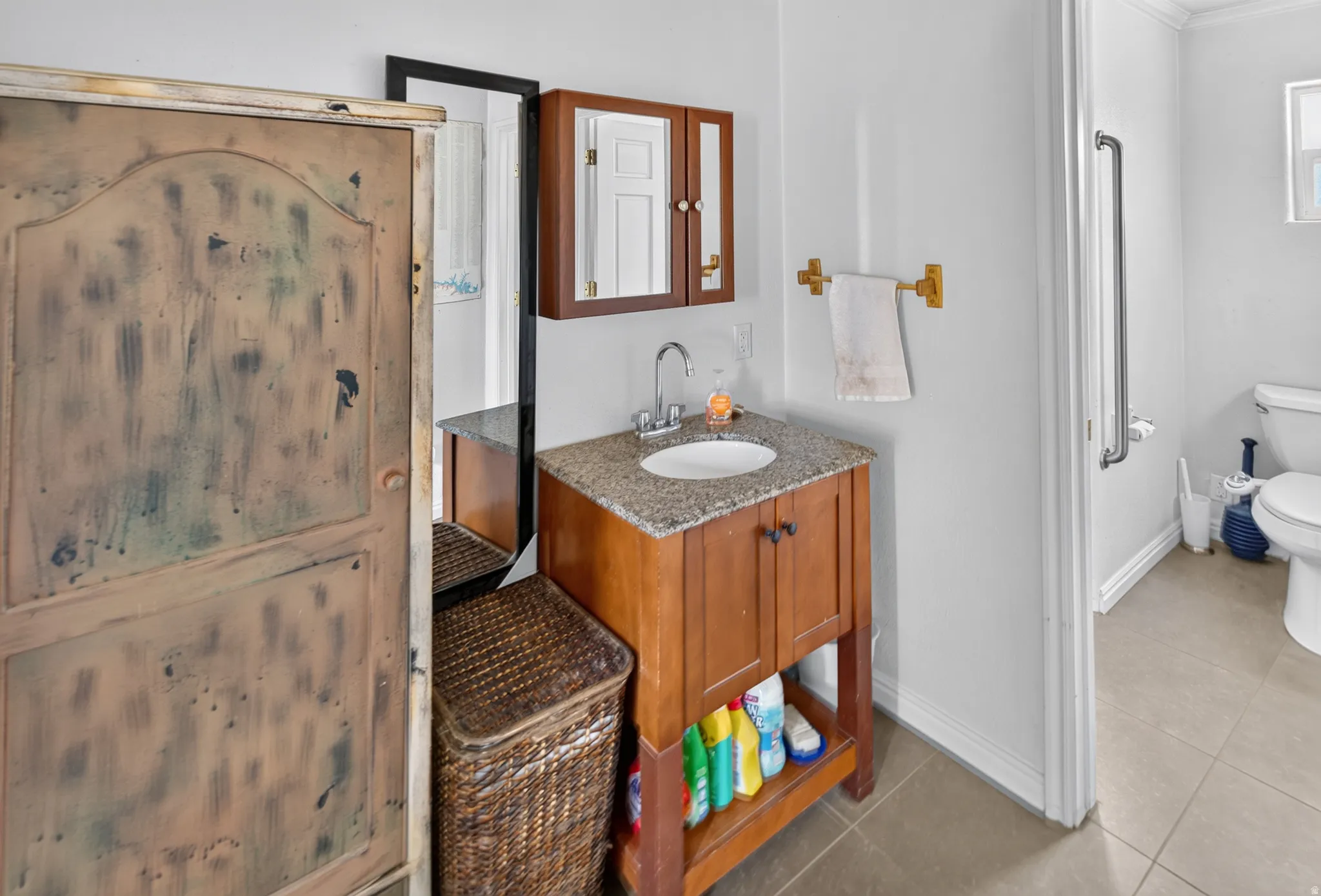 addition bathroom area