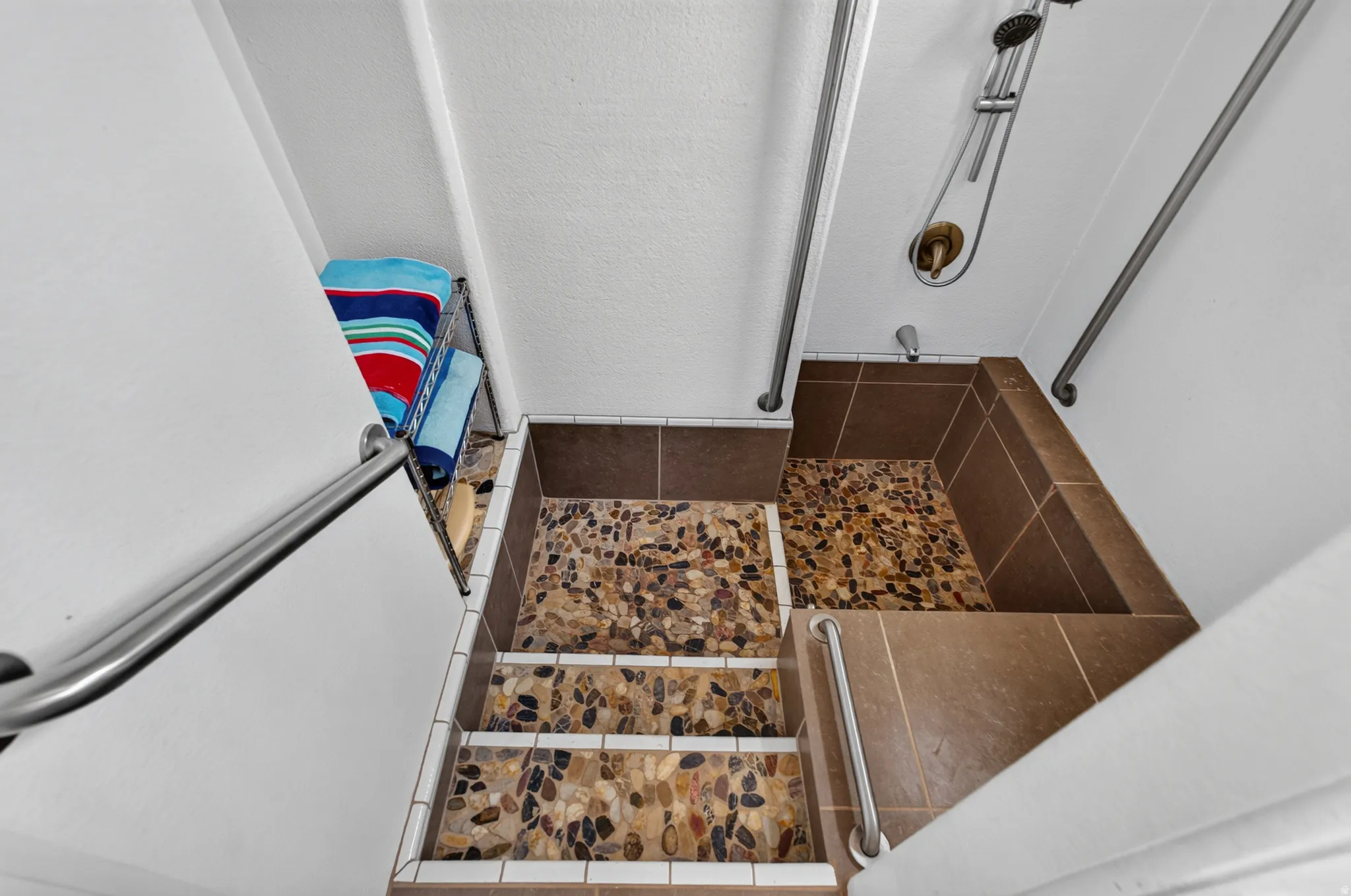 addition drop down shower