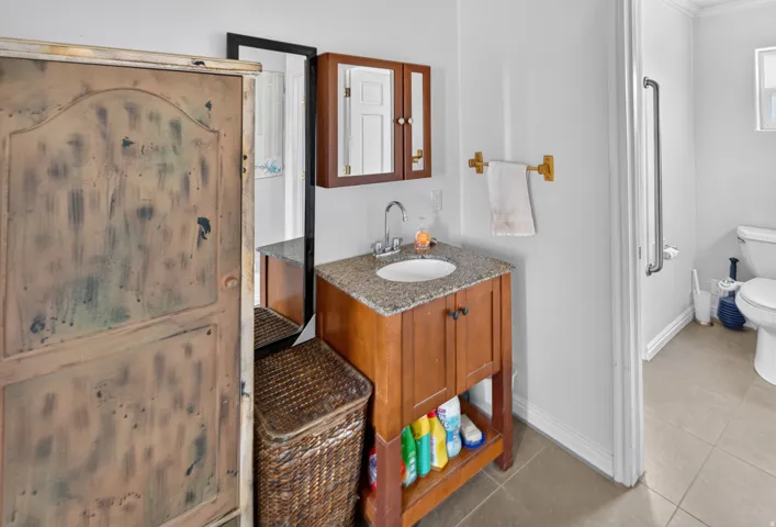 addition bathroom area