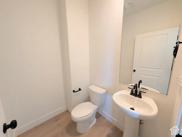 Half bathroom on Main level