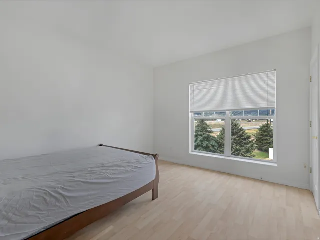 Bright interior space featuring light wood-finish flooring