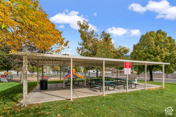 Covered picnic area
