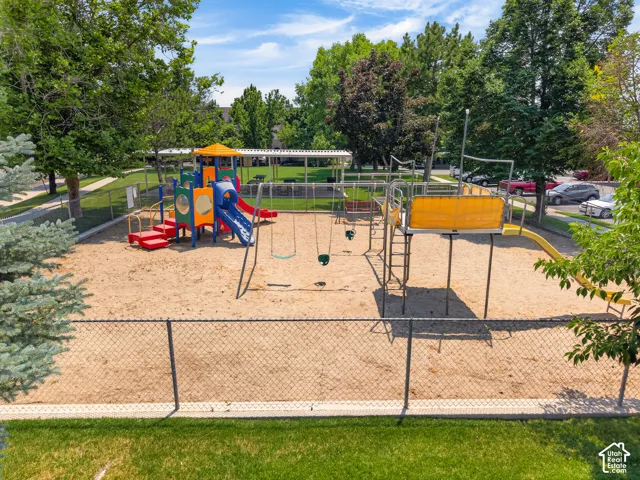 Colorful outdoor playground