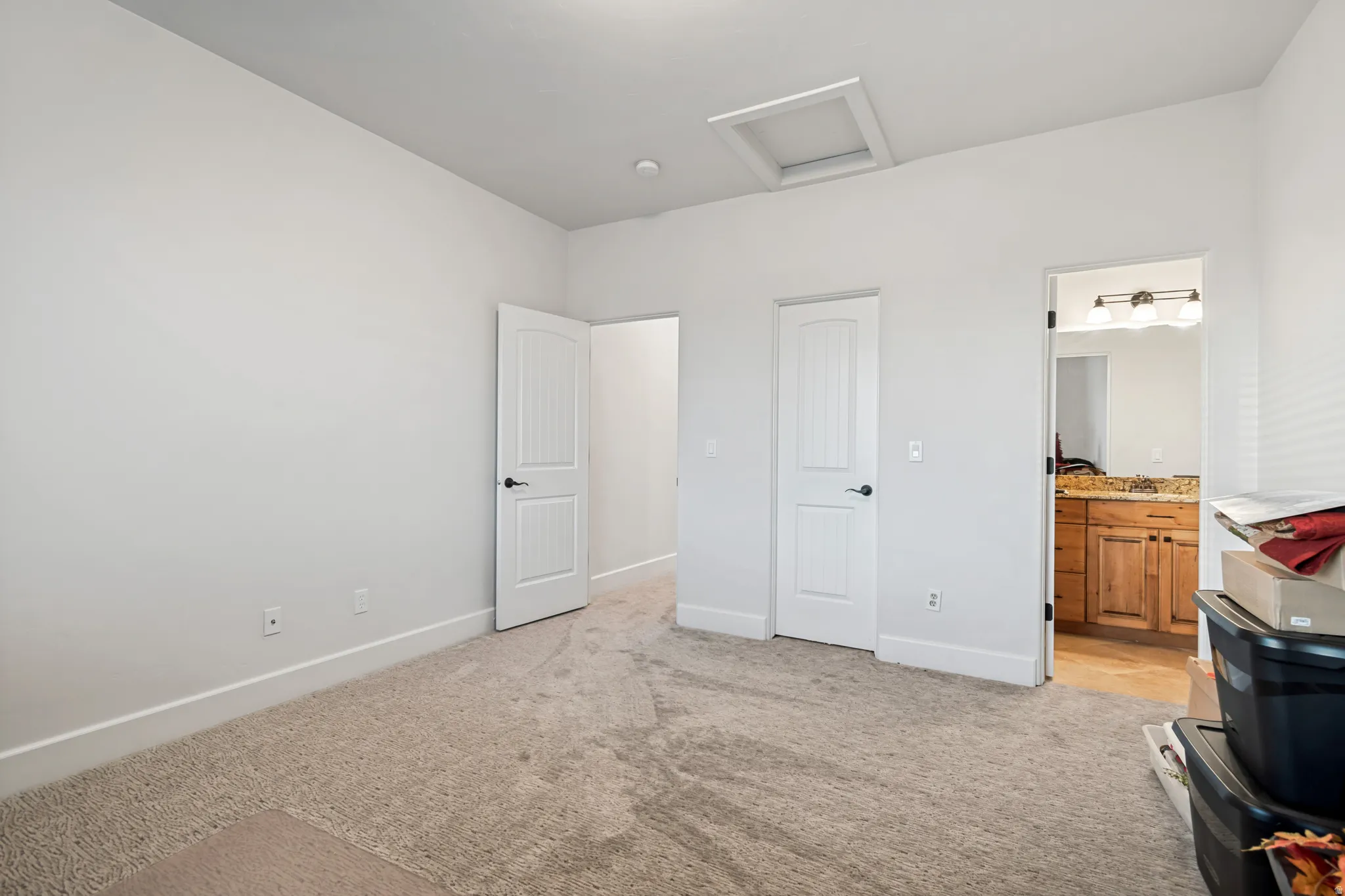 Spacious upstairs bedroom #3 with private access to Jack and Jill bathroom.