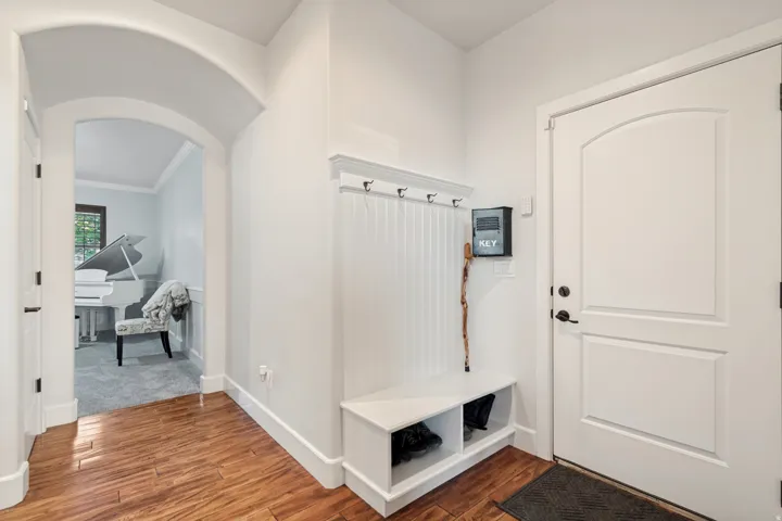 Mudroom off of the formal living room and garage.