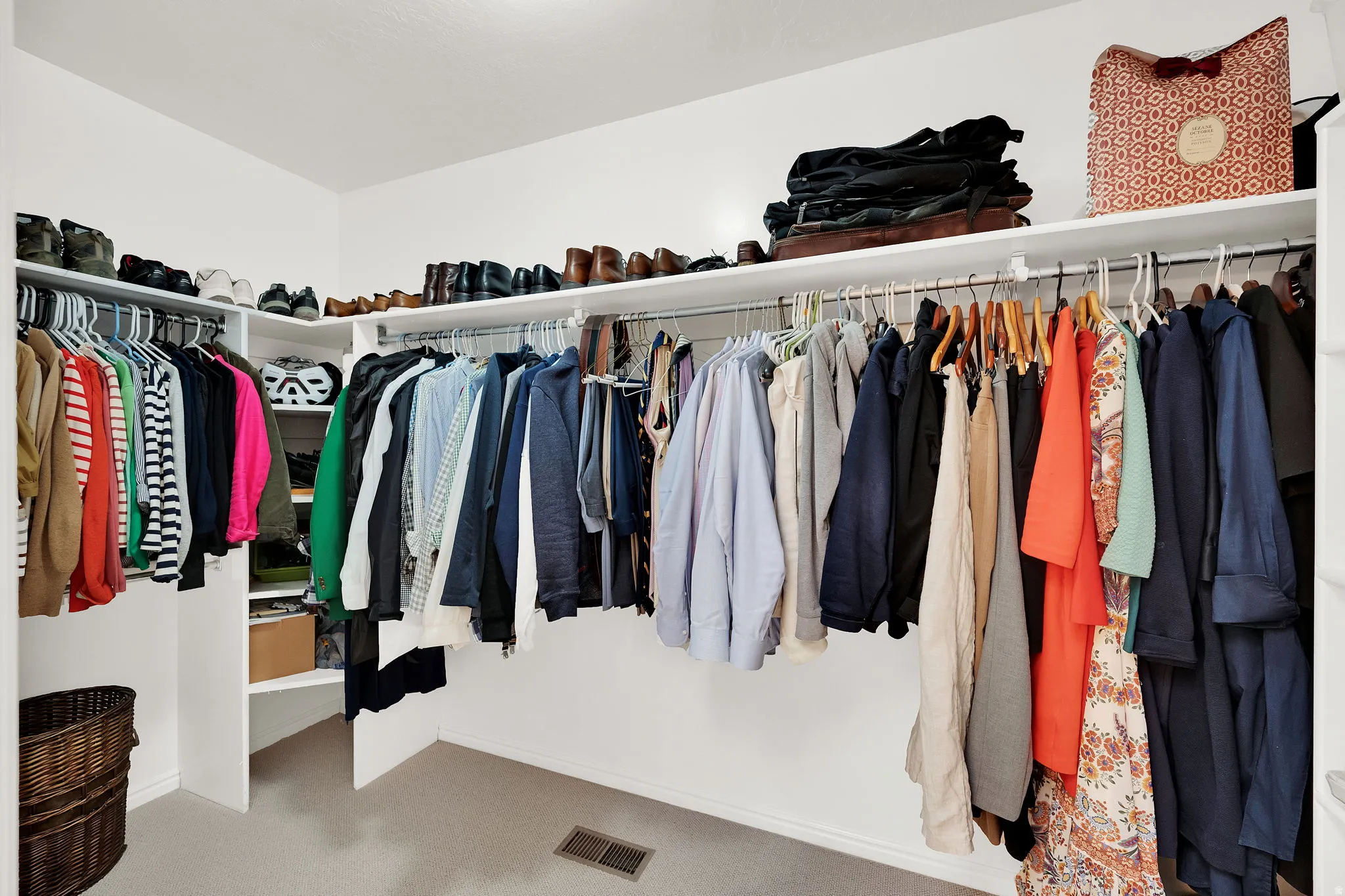 Custom-designed walk-in closet