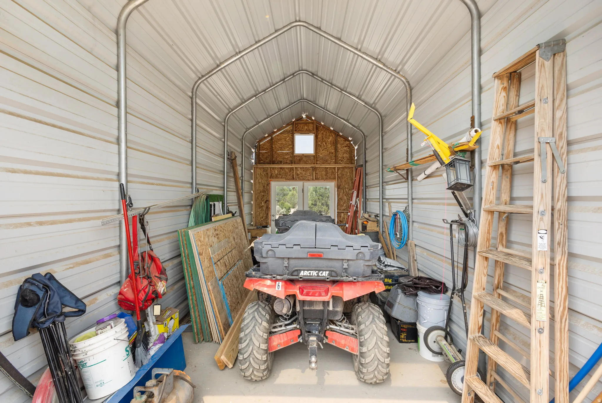 2 atv's and building materials