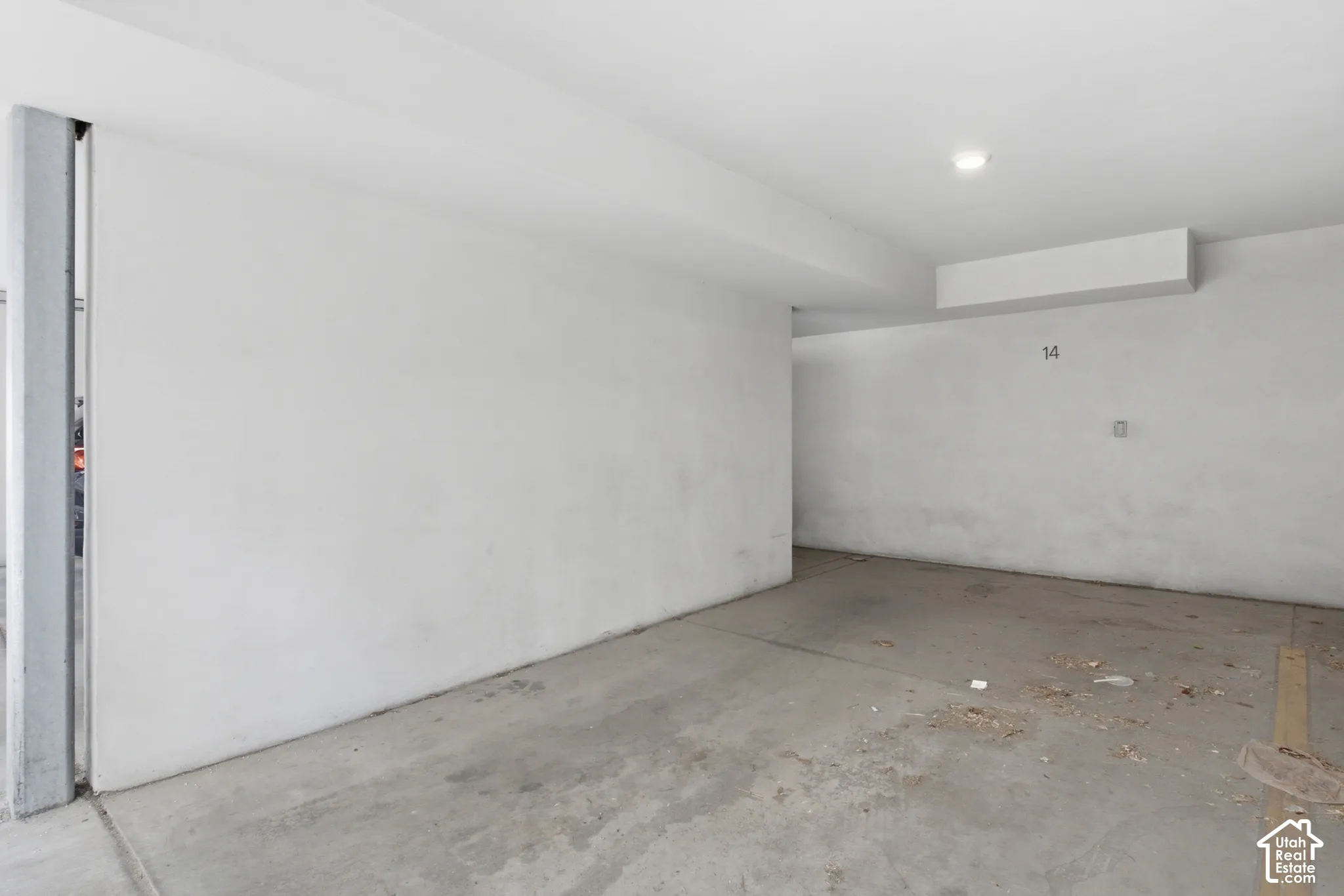 Dedicated carport under the building