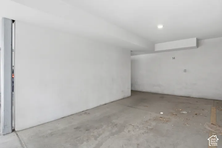 Dedicated carport under the building