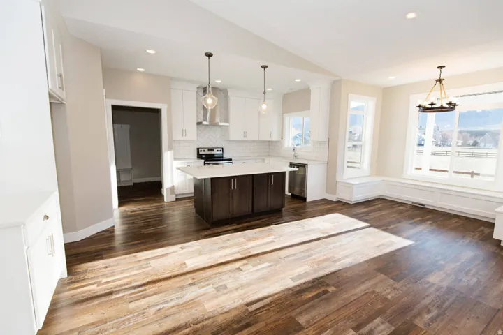 Kitchen and dining room