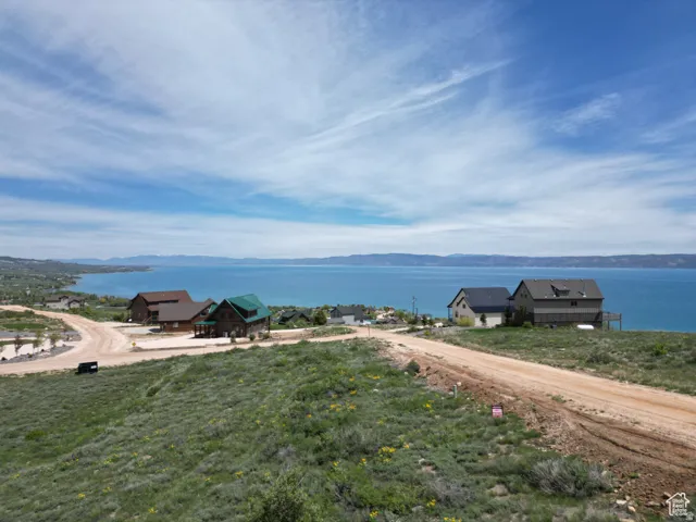 Water view featuring mountains