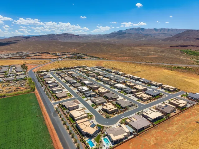 Expansive residential development with a grid layout of streets