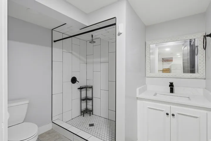 Basement bathroom