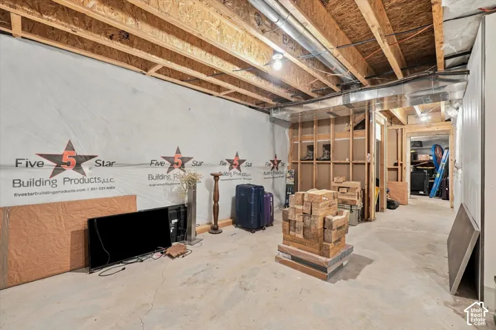 Basement:  Flex space or finish it to your preferences