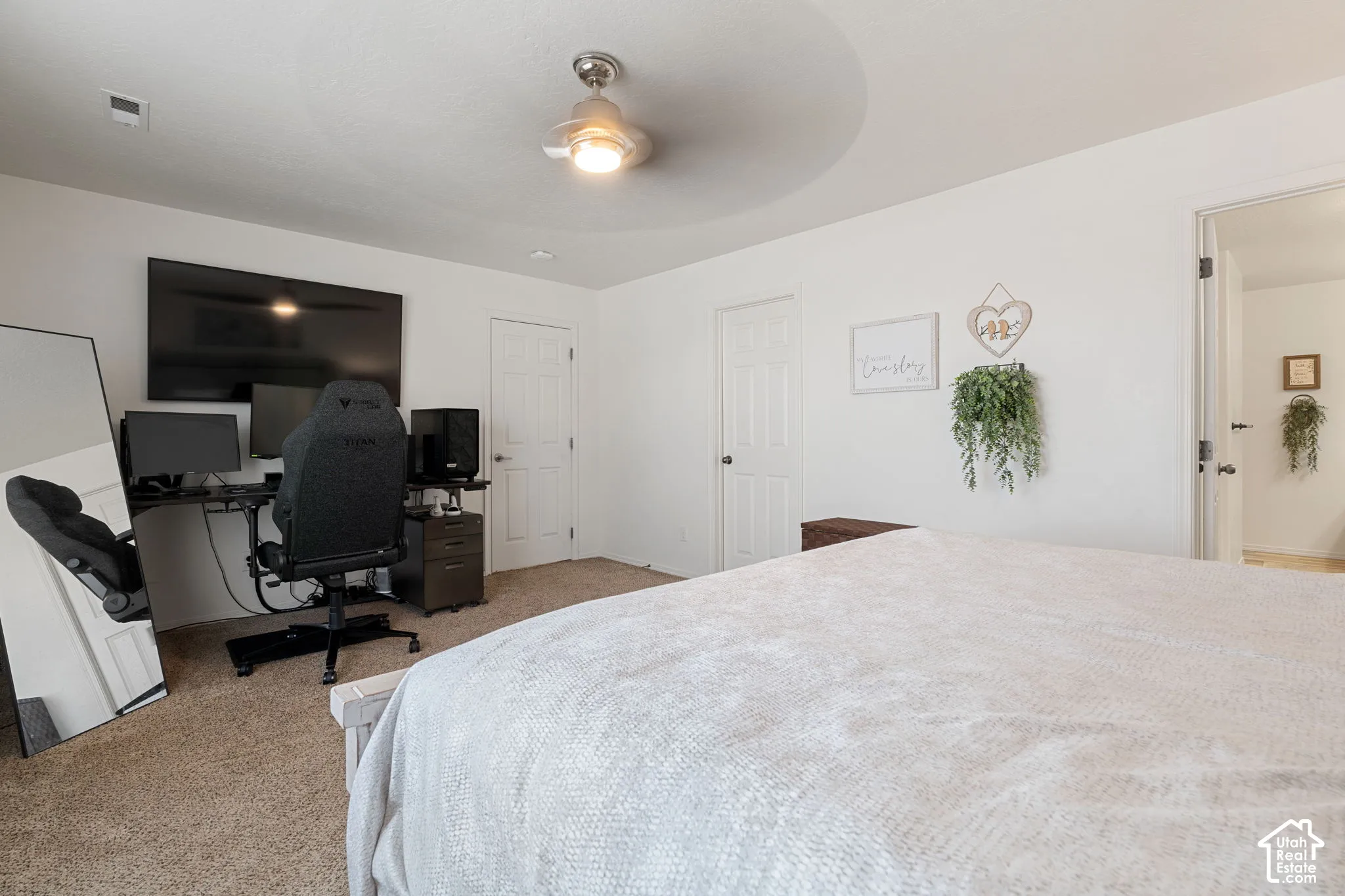 Owner's suite with a walk-in closet