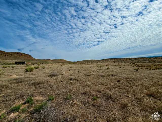 Expansive undeveloped land featuring natural desert vegetation and distant hills