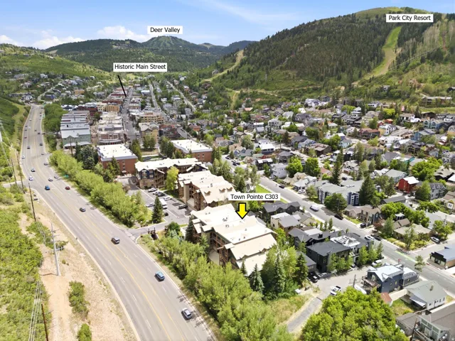 Town Pointe C303 building in a mountain setting