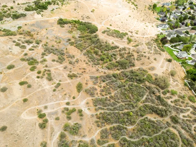 Expansive undeveloped land featuring natural foliage and visible walking paths