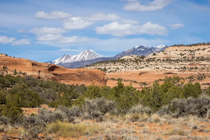 View of mountain backdrop