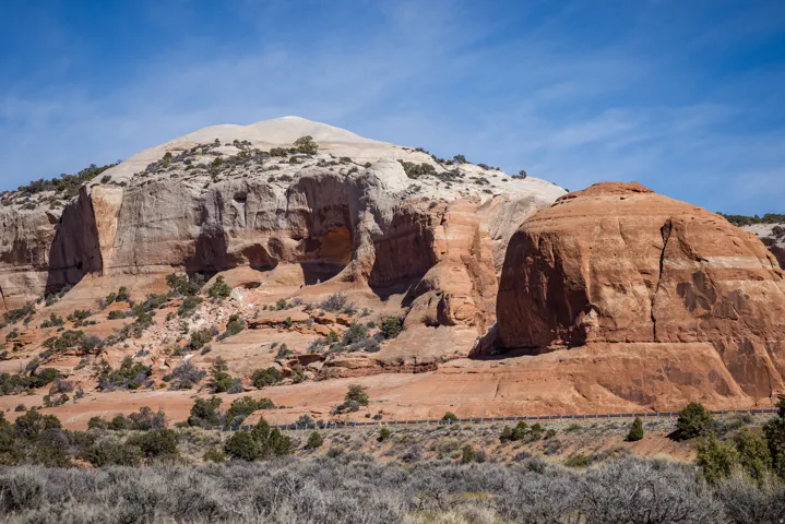 View of mountain backdrop