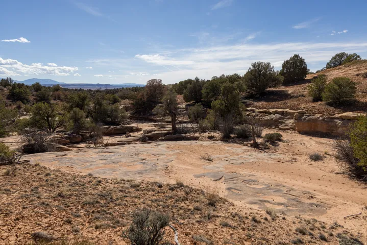 Mountain view featuring a desert landscape