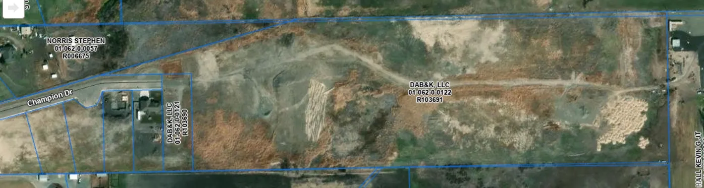 Property Parcel Map. Displaying property boundaries and owner details
