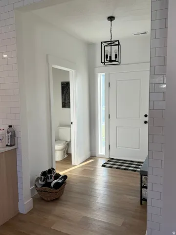 Half bath featured on the main floor.