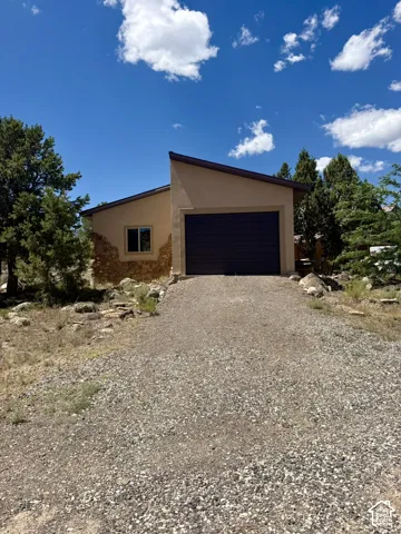 Front of garage