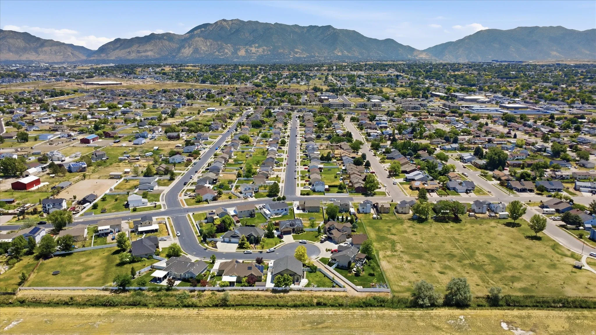 Residential neighborhood featuring paved streets and established homes