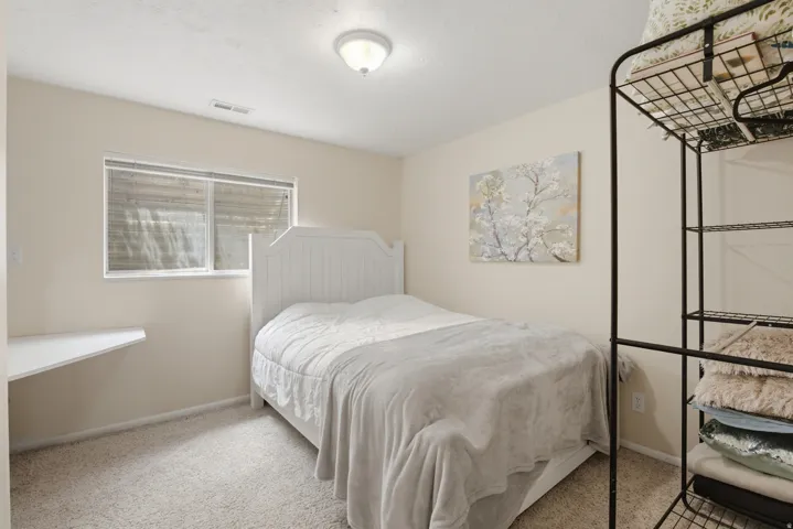 Light-colored wall paint throughout