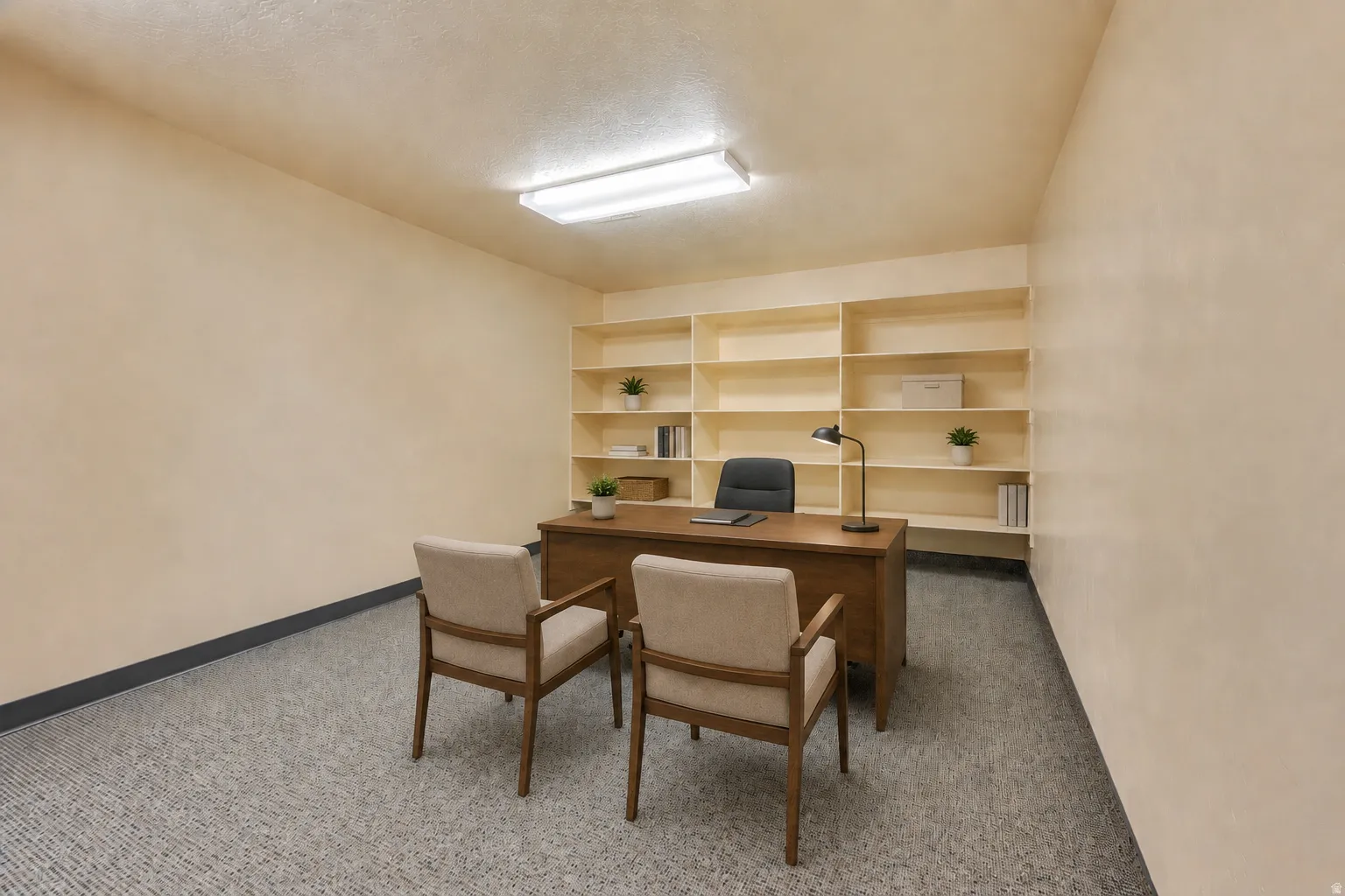 Integrated shelving system featuring multiple display shelves