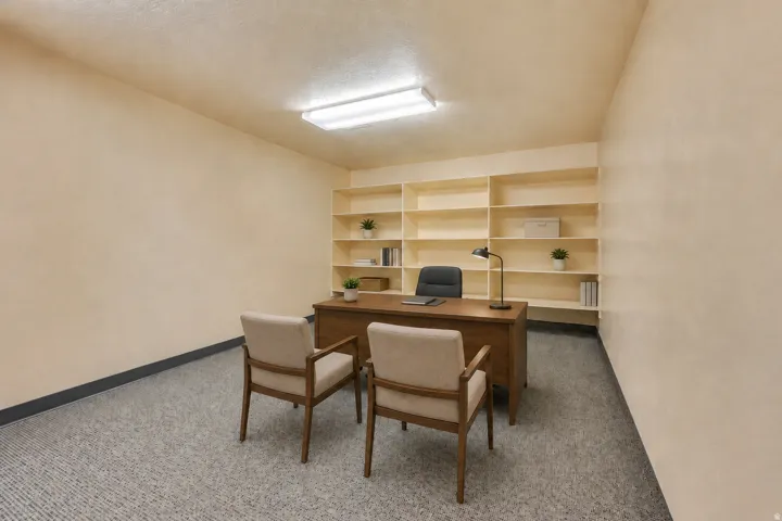 Integrated shelving system featuring multiple display shelves