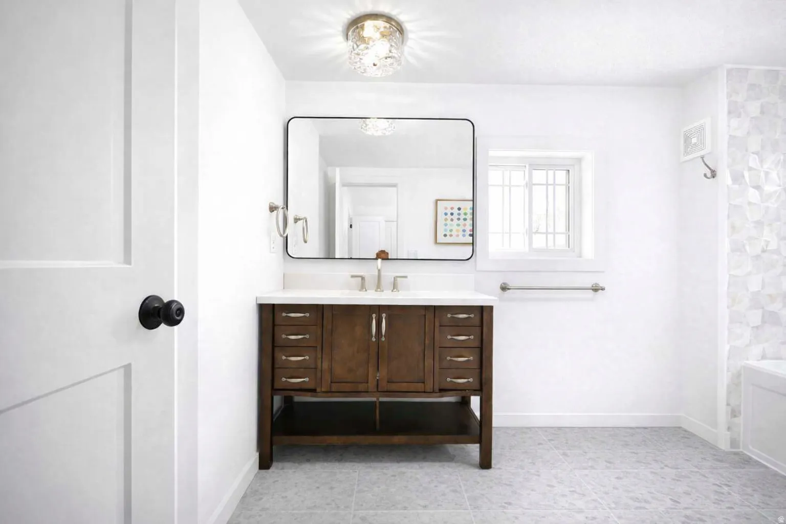 Bathroom for main floor primary bedroom.