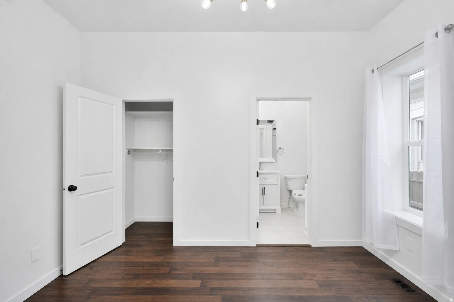 Bedroom 1 with ensuite bathroom.
