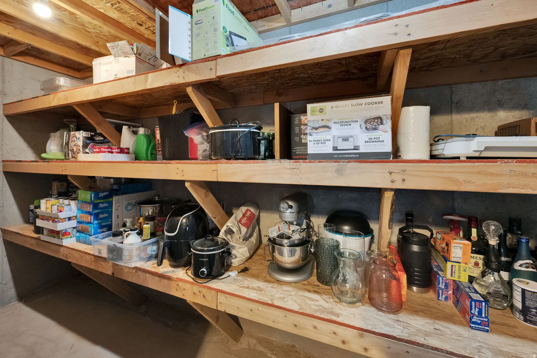 Cold storage in the basement